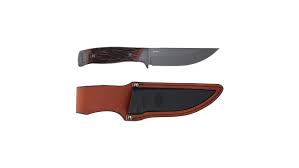 Old Timer Knife Fixed Blade w/ Leather Sheath