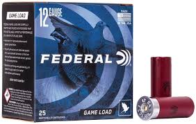 Federal Game Shok 12ga 2.75” 1oz 7.5