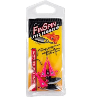 Fin Spin Jig Heads 3pk 1/32