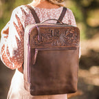 STS Westward Tooled Leather Women's Backpack