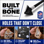 TOTA | 100 grain broadhead | 1-inch single bevel | fixed blade