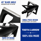 TOTA | 85 grain broadhead |1-inch vented | fixed blade