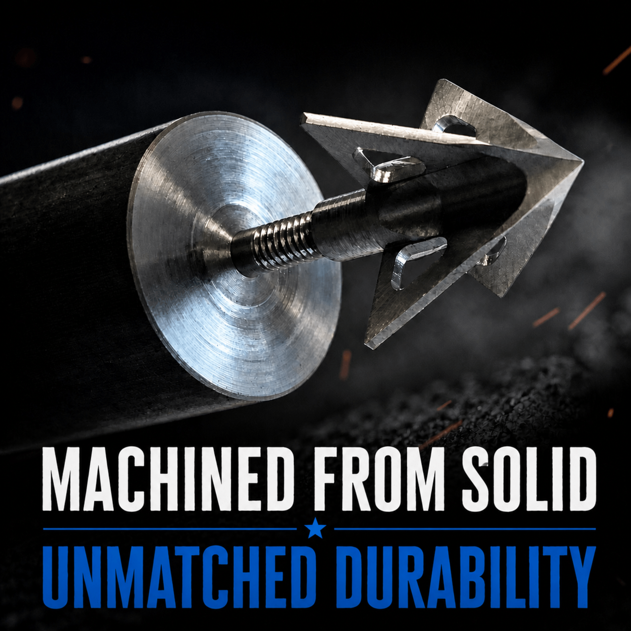 TOTA | 85 grain broadhead |1-inch vented | fixed blade