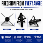 TOTA | 100 grain XL broadhead | 1-3/16-inch vented | fixed blade