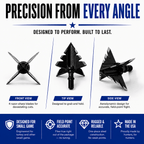 TOTA | 100 Grain Broadhead |Small Game and Turkey | Fixed Blade