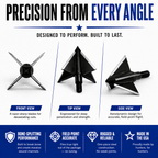 TOTA | 125 grain XL broadhead  | 1-3/16-inch solid | fixed blade