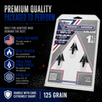 TOTA | 125 grain broadhead | 1-1/8 inch | fixed 3-blade